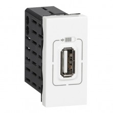 Legrand Tekli USB prizi, telefon şarjı için, 5V, 1,1A 0 775 91