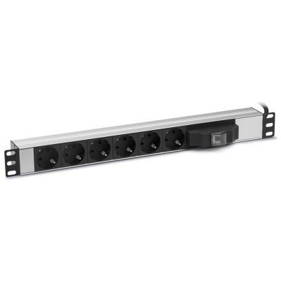 FORMRACK Sigortalı 6 lı 19 Alüminyum Priz